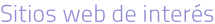 sitios web de interes