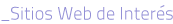 sitios web de interes
